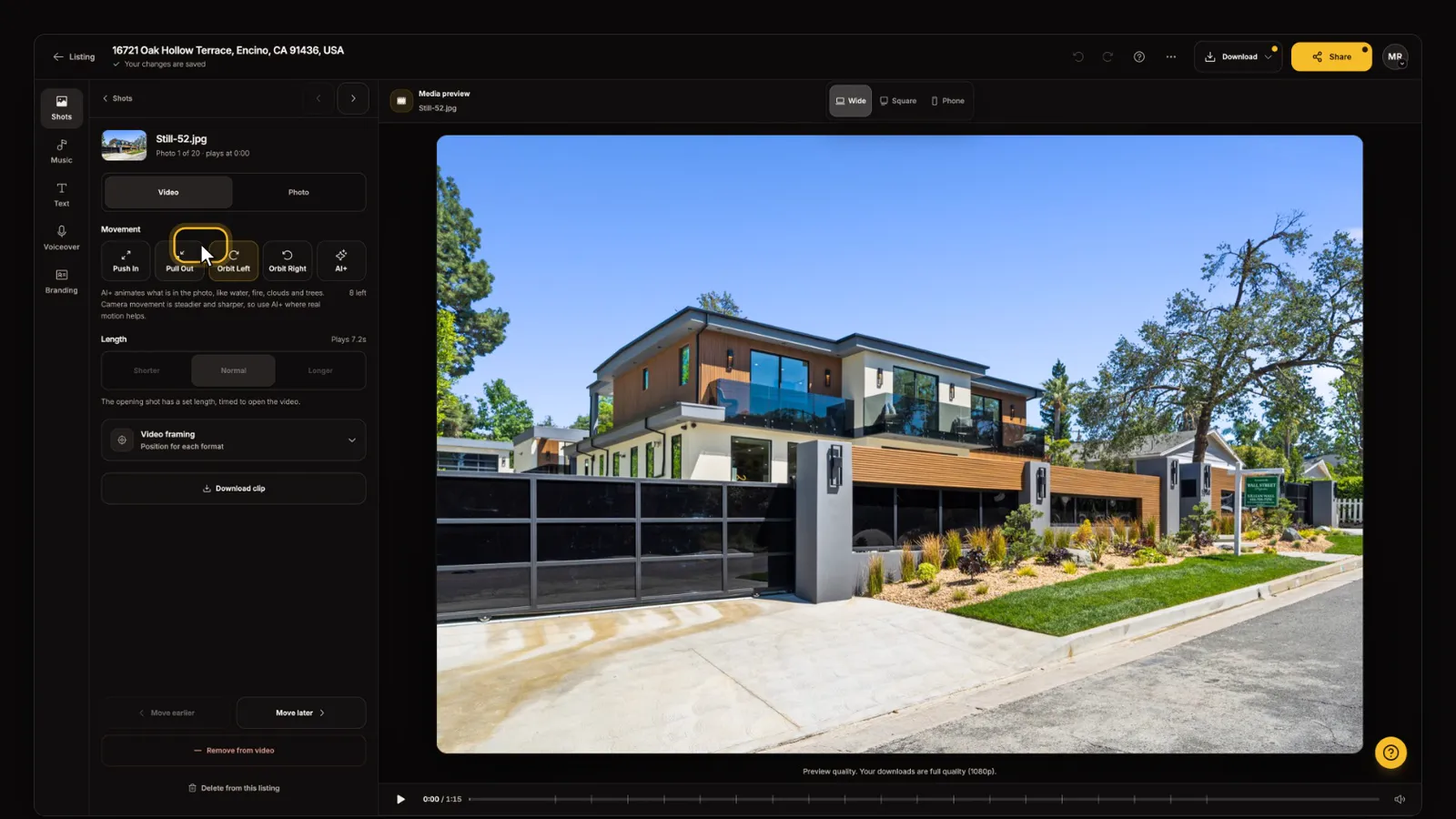 Open a photo, from the Photo edits and virtual staging tutorial
