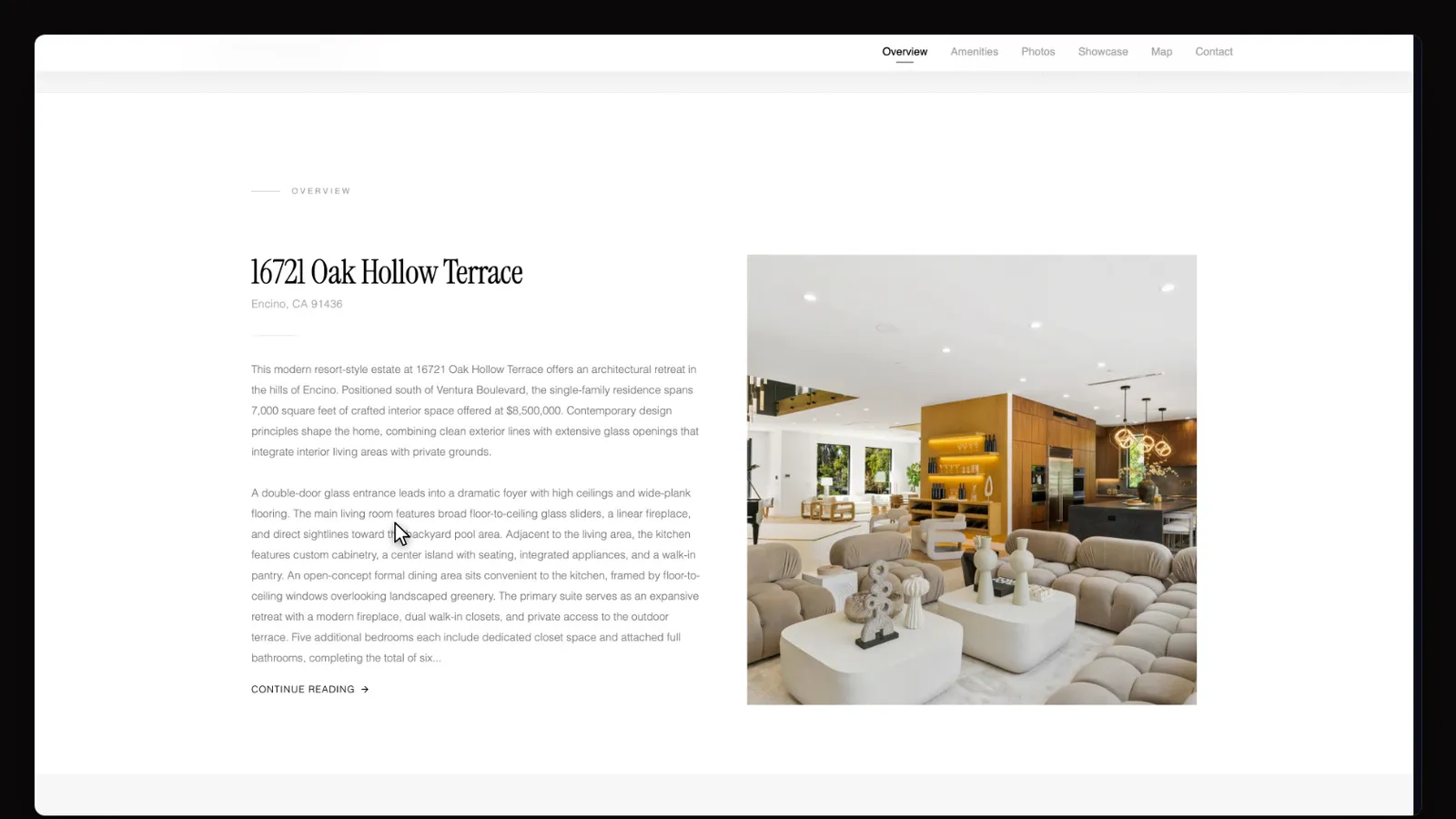 See your live site, from the Your listing website tutorial