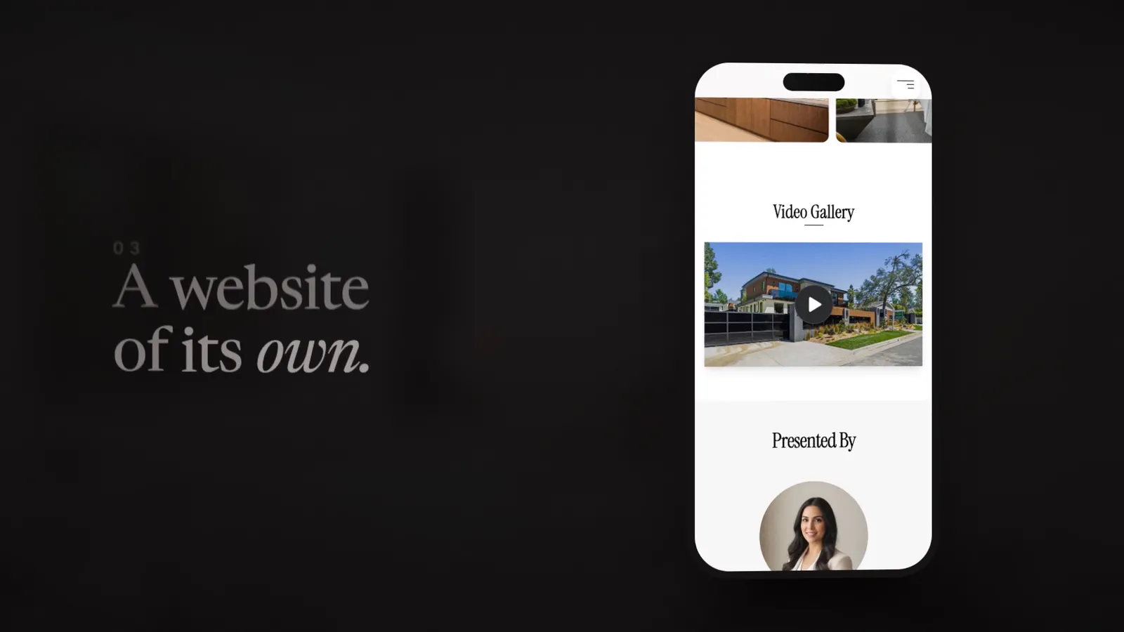 A website of its own, from the Welcome to Reel-E tutorial
