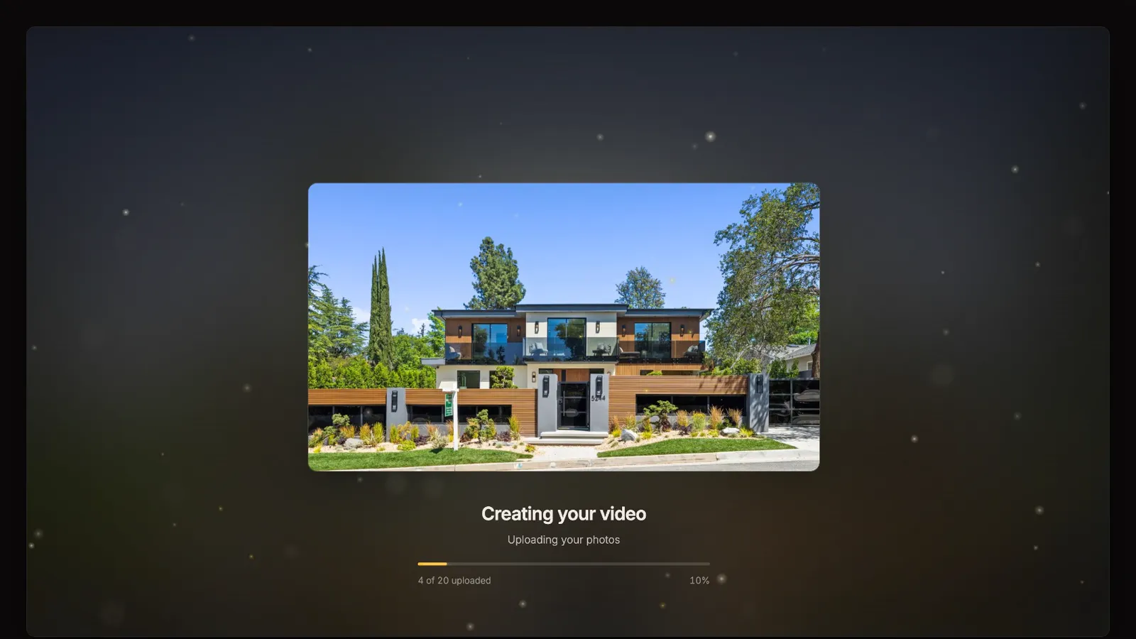 Reel-E makes your video, from the Your first listing video tutorial