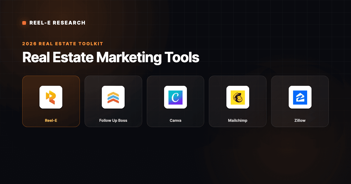 Best Real Estate Marketing Tools in 2026 (Agent's Complete Guide)